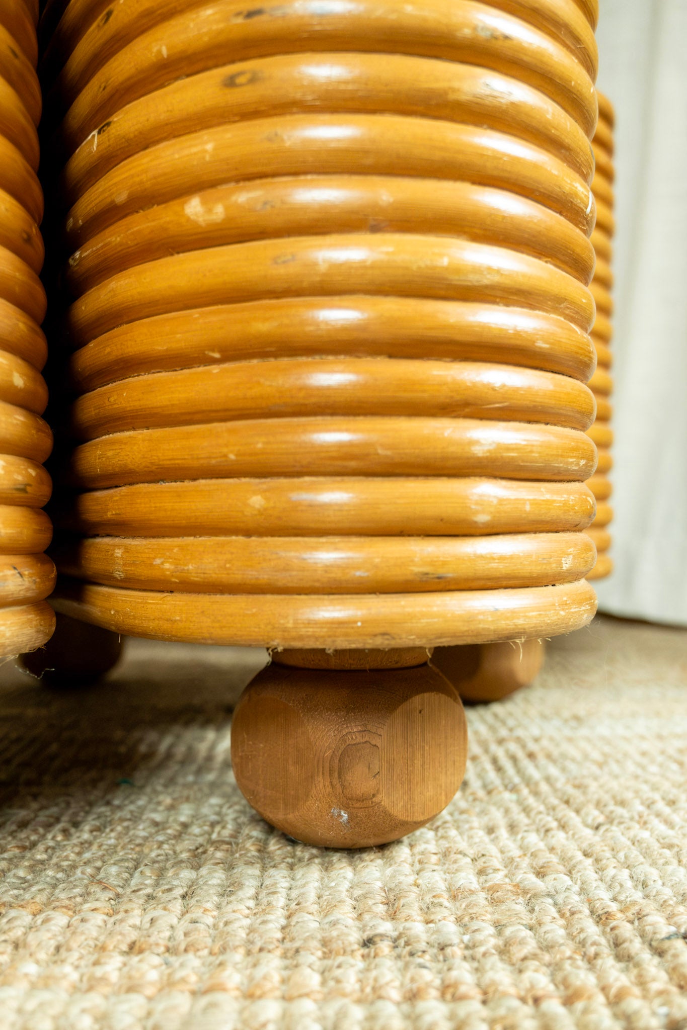 1970s Paul Frankl Style Clover-Shaped Nesting Coffee Table Pair