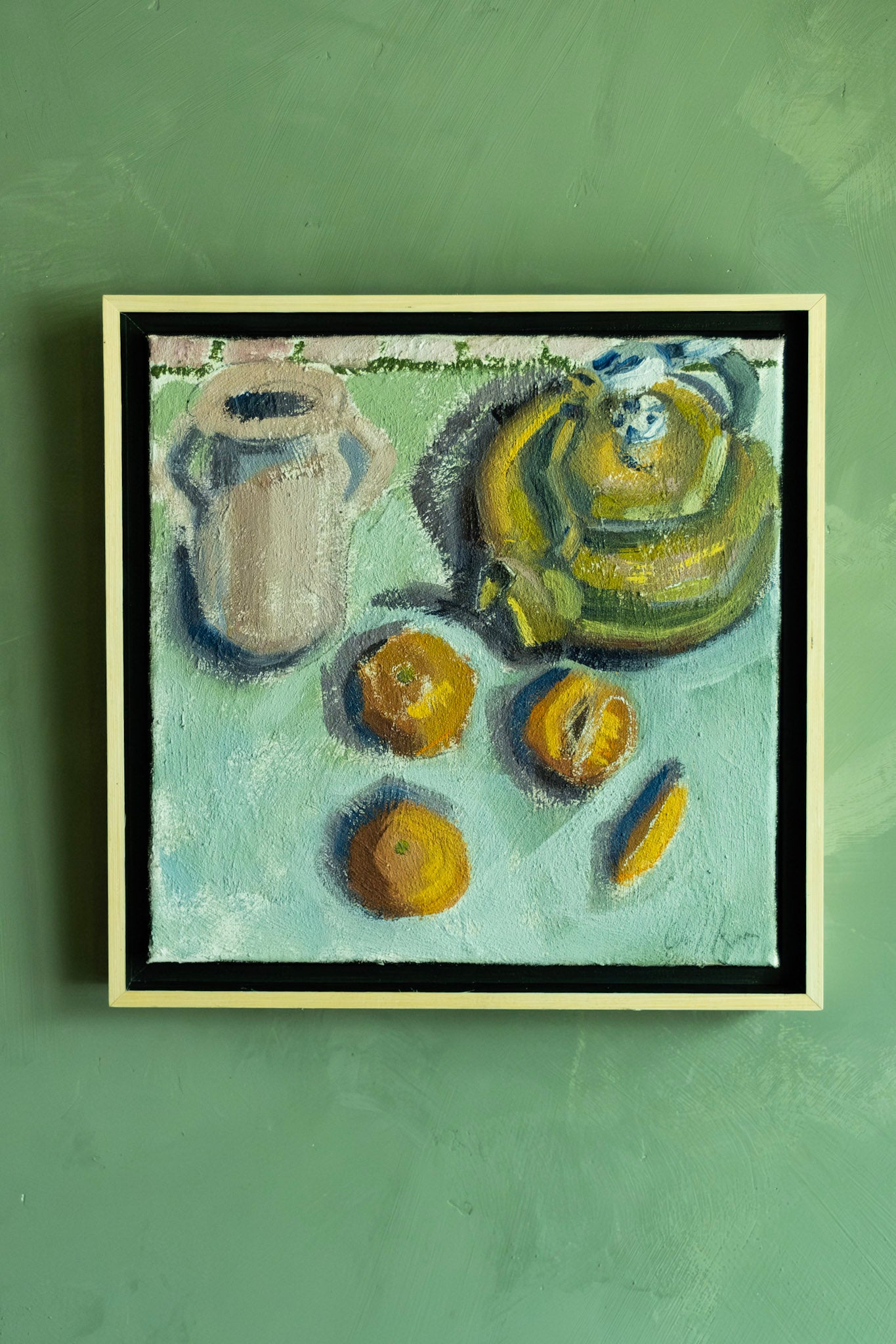 Still Life Painting III by Chanel Kruezer 12" x 12"